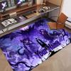 Custom Name Crystal Velvet Rug,Solo Leveling Comfortable Anti Slip Floor Mat For Room Decoration