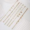 6 Layer Bracelet, Adjustable Tail Chain, Alloy Plating Wear-Resistant Multi-Layered Bracelet, Korean Style Bracelet for Women