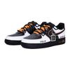 Nike Air Force 1 Cushioning, Wear Resistant Low Top Skateboard Shoes Unisex Black White CW2288-001(Team1375-BAG)