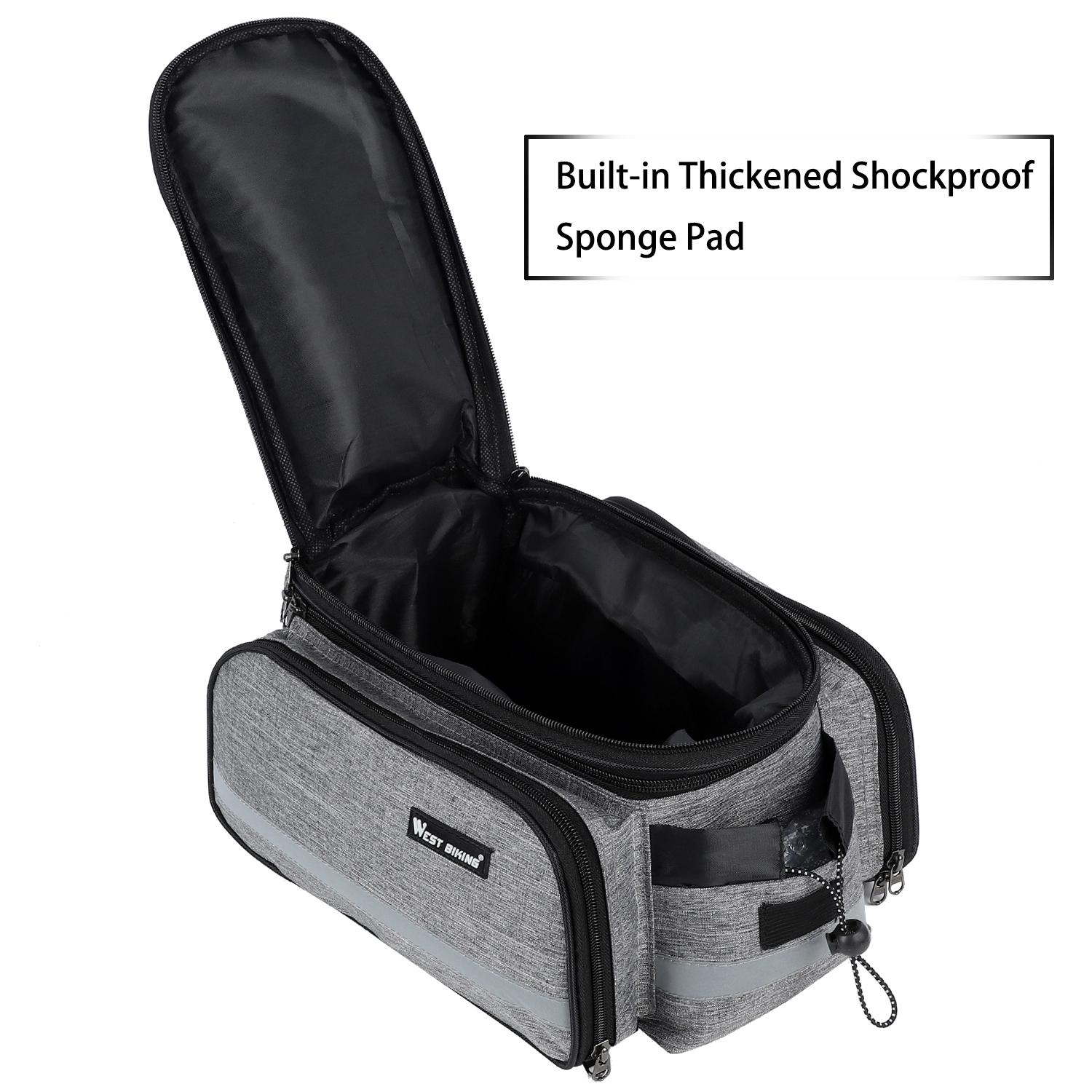 WEST BIKING Fahrradtasche mit groem Fassungsvermgen, wasserdichter  Mountainbike-Satteltrger, Kofferraumtaschen, Gepck  zu niedrigen Preisen  im Onlineshop Joom kaufen