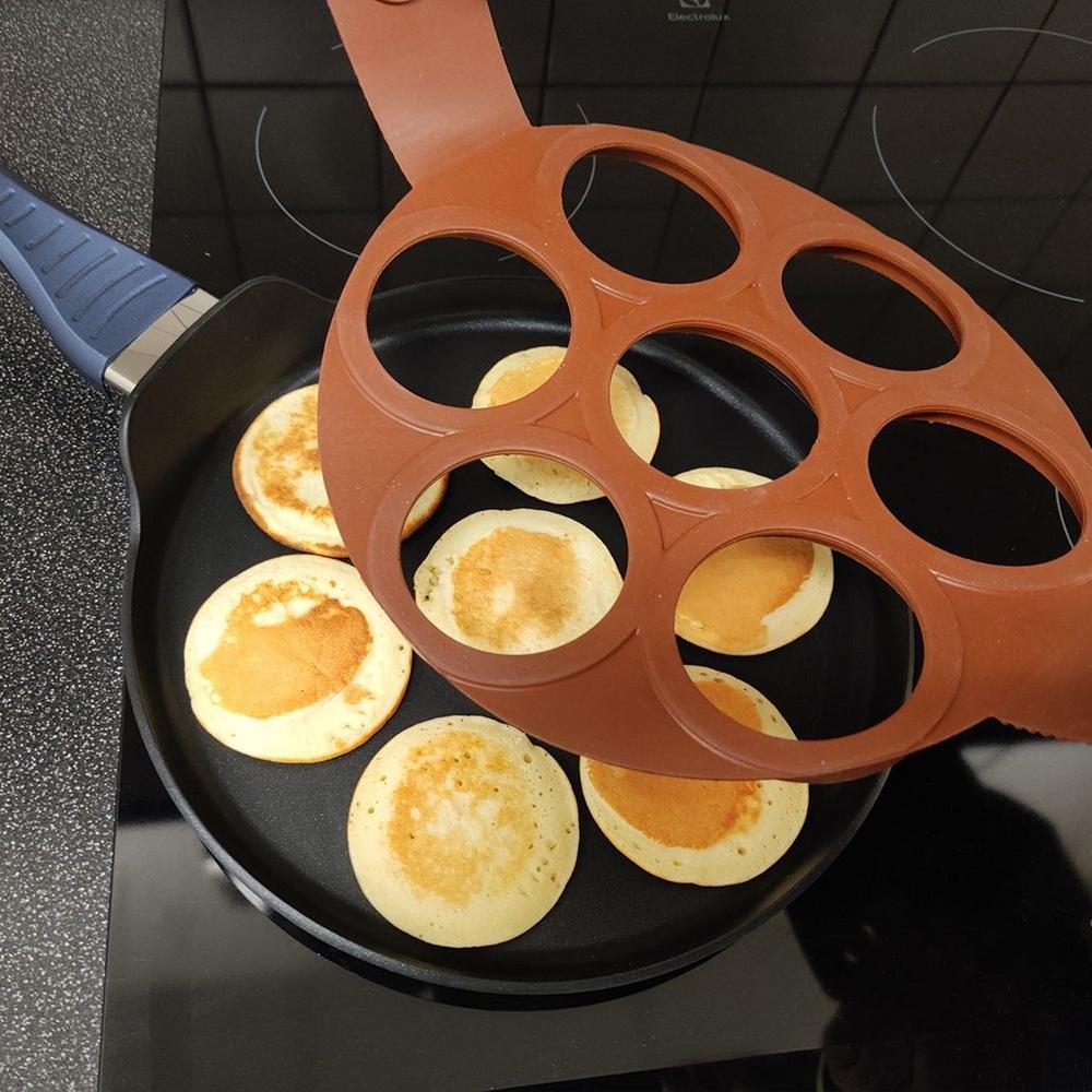 Silicone 7-Cup Egg and Pancake Mold SILLINIE 24cm