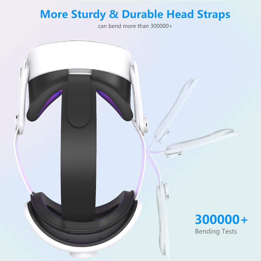 Popruh na hlavu pre Meta Quest 3S/Quest 3, pohodlný, nastaviteľný popruh na hlavu pre Oculus Quest 3S/3, príslušenstvo, príslušenstvo pre VR headsety