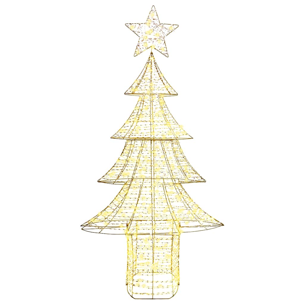 Christmas Tree with 240 Warm White LEDs 181 cm PET