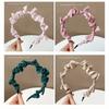 Korean Hairbands for Woman Hair Accessories Candy Color Pleated Bowknot Headband Women Girls 2021 Fashion Designer Hair Bands
