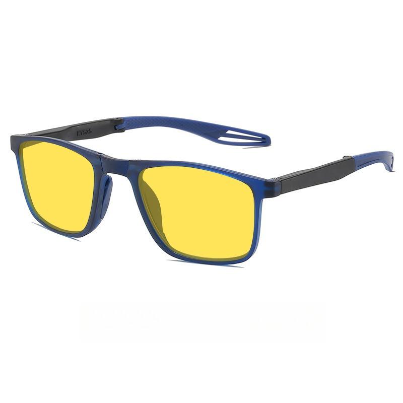 

Portable Foldable Night Vision Glasses Ultra-Lightweight Anti-Blue Light Phone and Computer Eye Protection Goggles Unisex синий
