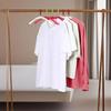 10Pcs Dopamine Clothes Drying Rack Anti-Slip Clothes Holders Folding Clothes Hangers  Travel