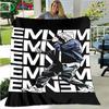 Pop Singer E-Eminem Blanket,Flannel Throw Blanket for Home Bedroom Bed Sofa Picnic Office Hiking Leisure Nap Birthday Gift