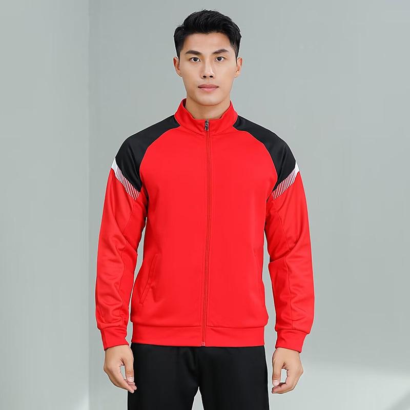 Autumn/Winter Adult & Kids Plus Velvet Long Sleeve Sports Training Jacket