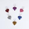 Deep Purple Heart Multi-color Flashing Starry Sky Phone Dustproof Plug Accessory - Valentine's Day Gift, Hanging Decoration