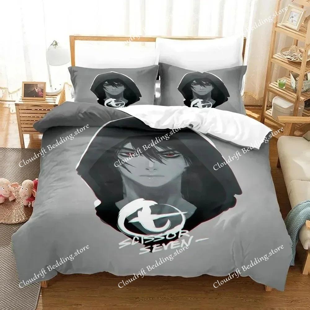 3D Print Anime Scissor Seve Bedding Set Single Twin Full Queen King Size Adult Kid Bedroom Duvetcover Sets Home Quilt Cover