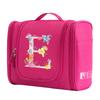Travel Handbag Cosmetic Bags Make Up Case MakeUp Bag Wash Pouch Women Hook Up Organizer Pink Print Toiletry Accessory Storage