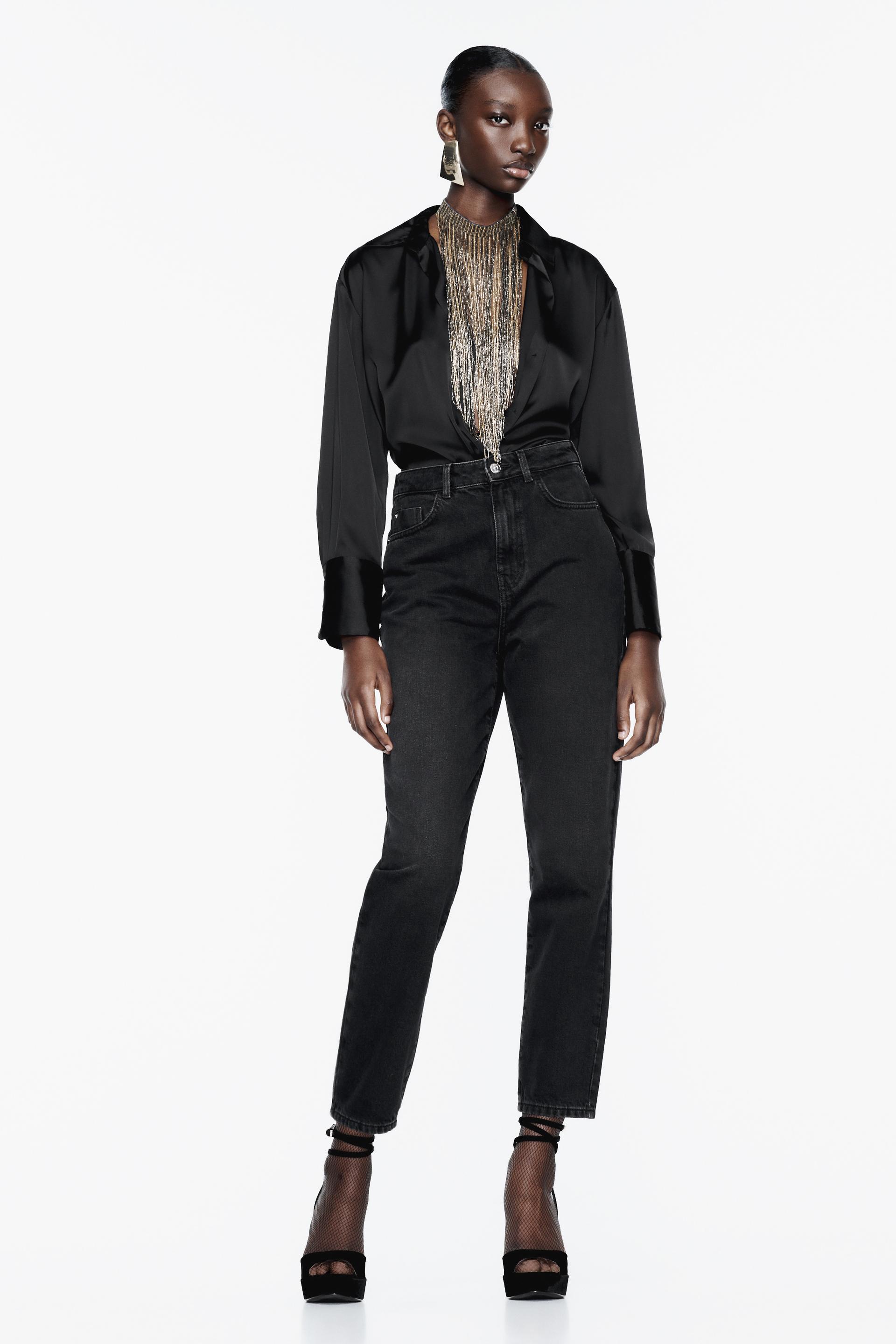 

ДЖИНСЫ С ВЫСОКОЙ ПОСАДКОЙ Z1975 MOM-FIT