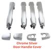 Door Handle Cover Replacement of Parts 2001 2010 For Toyota Corolla Vios Yaris Prius Axio Car ABS Chrome Accessories Plated