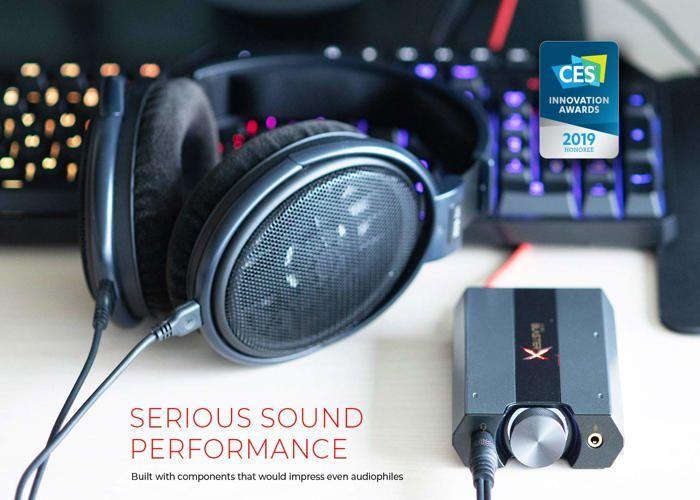 Carte d'acquisition audio et vidéo - Creative - SBX-G6 - Son surround 7.1 - Amplificateur de casque - USB