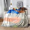 France Football Star Blanket Ultra-Soft Suitable for Bedding Office Office Chair for All Occasions Modern Style