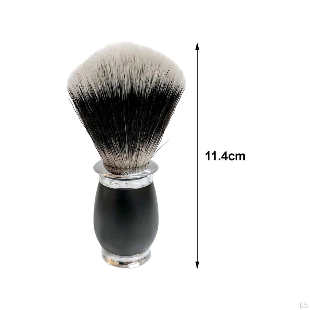 Men Shaving Brush Facial Beard Cleaning Travel Shave Accessory Classic Rich Lather Hand Crafted for