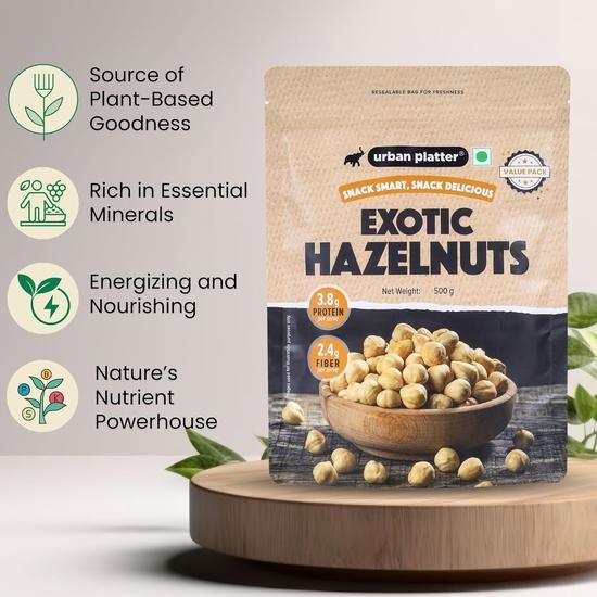 urban platter Turkish Dried Hazelnuts, 500Grams
