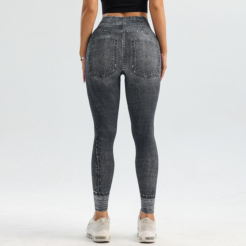 Danmo Womens High Waisted Jeans Slim Fit Bum Lift Jean For Girls Push Up Stylish Full Length