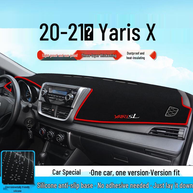 Tappetino Antiriflesso per Cruscotto Toyota Yaris X | Protezione Solare e Isolamento Termico