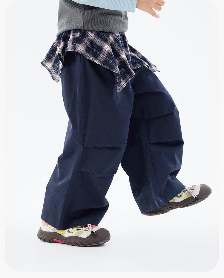 2026 Spring Girls' Wide-Leg Cargo Pants - New Arrival by Dudu Home