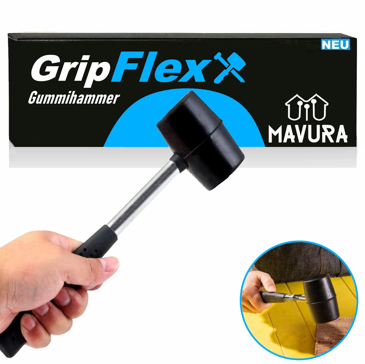

GripFlex rubber hammer, sledgehammer, soft-face hammer, dent hammer, paving hammer