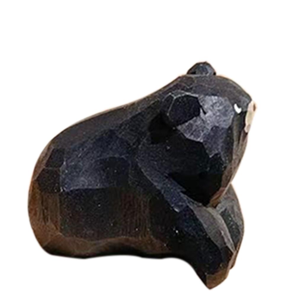 Figurine de urs in miniatura pictate manual Decorație unică de urs care atrage privirea pentru decorarea casei