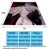 1PC Kpop Demon Hunters Patterned Flannel Blanket Suitable For All Seasons For Home Decor Warmth And Comfort Gifts Holiday Present