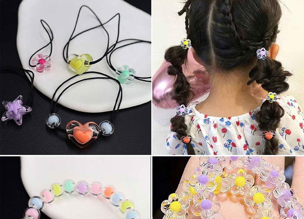 Acryl 24-Fächer Perlen-Set für DIY Armband und Schmuckherstellung