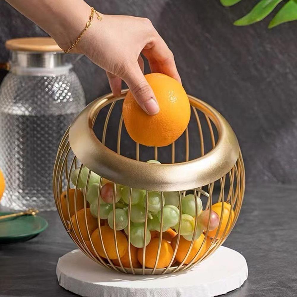 Large Capacity Coffee Pod Storage Basket Wire Basket Metal Coffee Pod Organizer Coffee Bar Counter