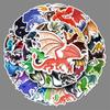 50 Pcs Dragon Graffiti Animal Stickers: Creative, Cool, DIY, Waterproof for Skateboards, Phone Cases, Luggage