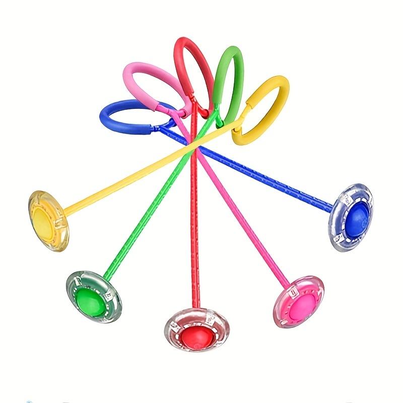 1Pc Children Flashing Jump Ring Active Bouncing Ball Foldable Flashing Bouncing Ball Suitable for Children or Adults Skill Game