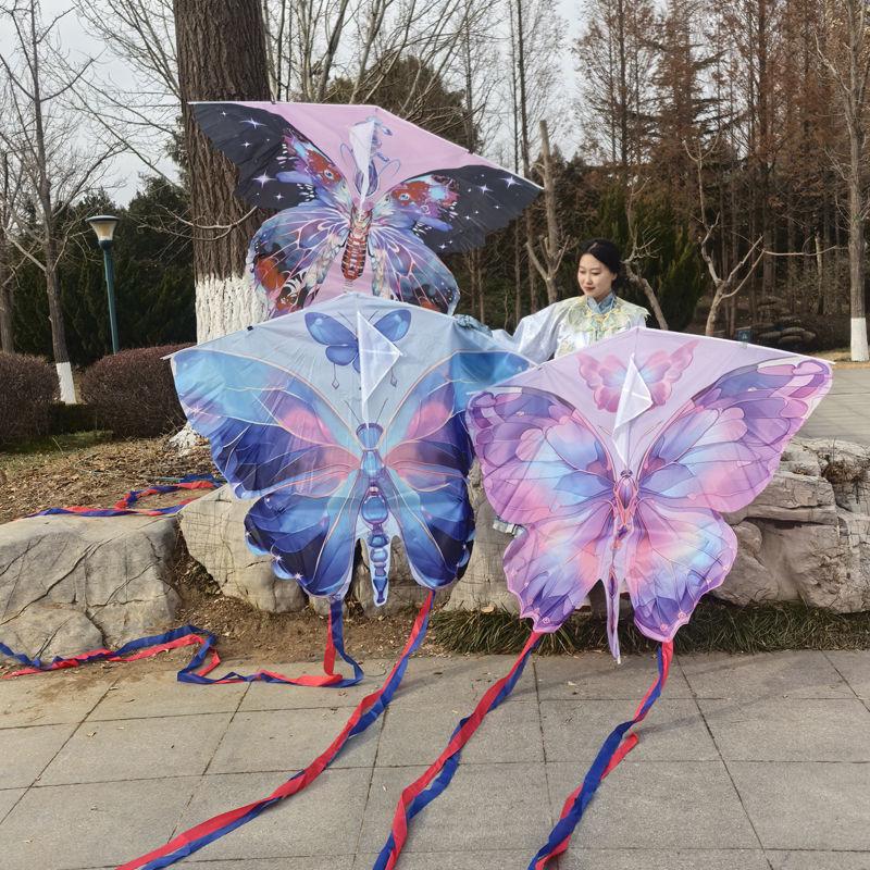 1.4M Colorful Butterfly Kite Flying Toys For Children Kites Flying Fish Kites Professional Wind Kites Toy Sports-Leisure Kite Ai