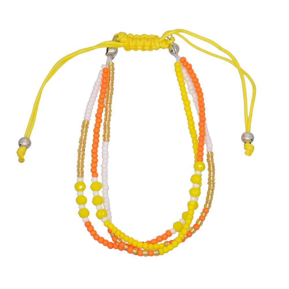 Colorful Seed Bead Bohemian Charm Bracelets Ethnic DIY Handmade Crystal Beaded Friendship Bracelet for Women Beach Jewelry