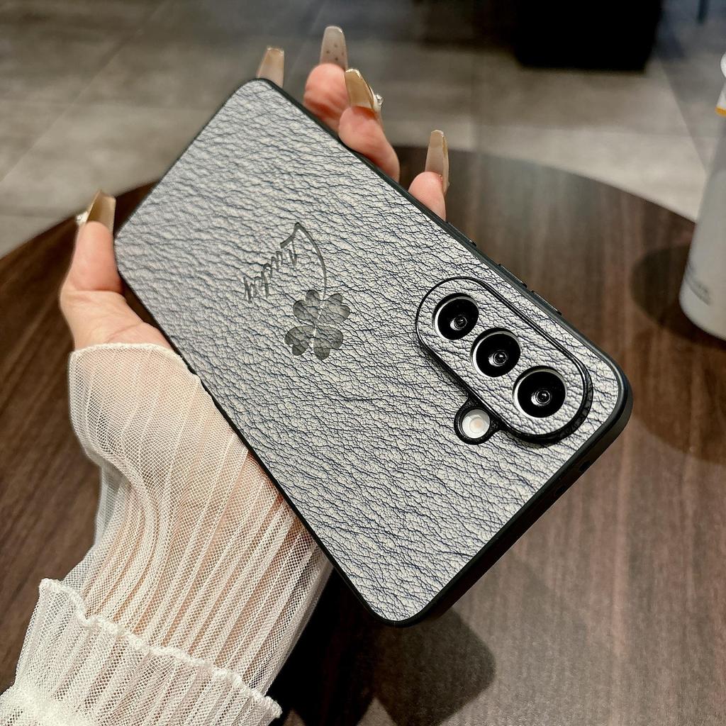 Samsung A56/S25 Ultra Thin S24 Four-Leaf Clover Protective Case