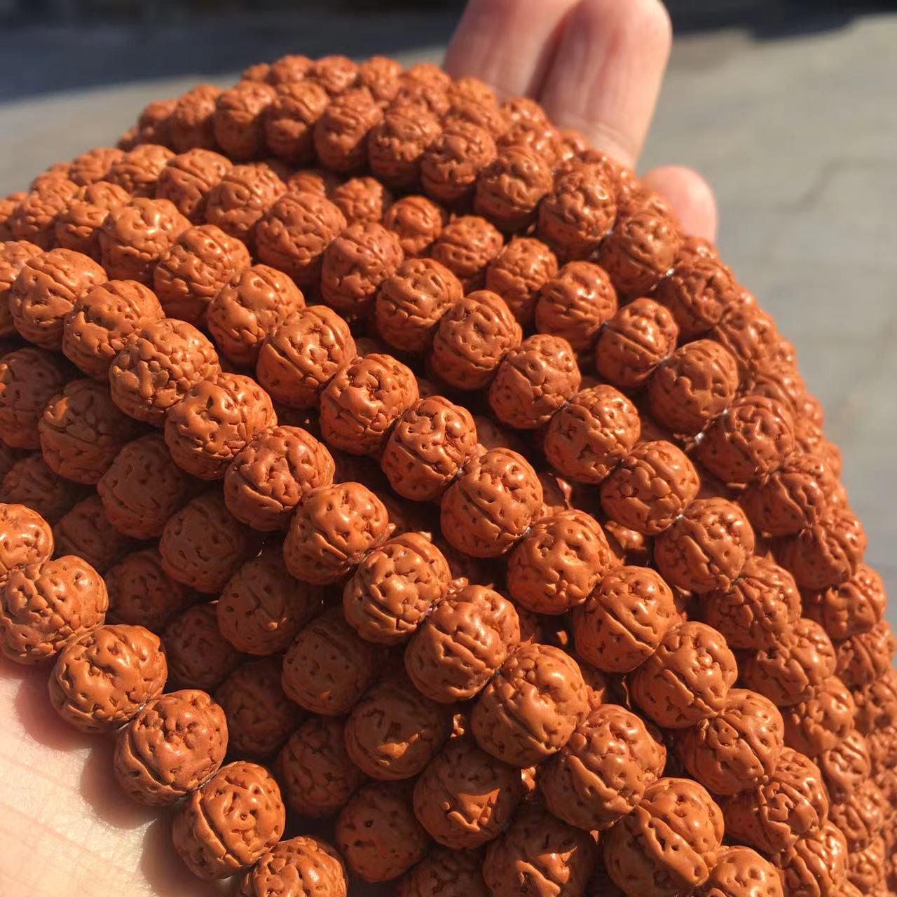 Vajra Bodhi 108-Bead Bracelet: Short-Trunked Tree King Prayer Beads for Men  Women