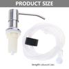 Sink Liquid Soap Dispenser Built In Sink Soap Dispenser Countertop Soap Dispenser Pump with 45.27" Extension Tube Kit