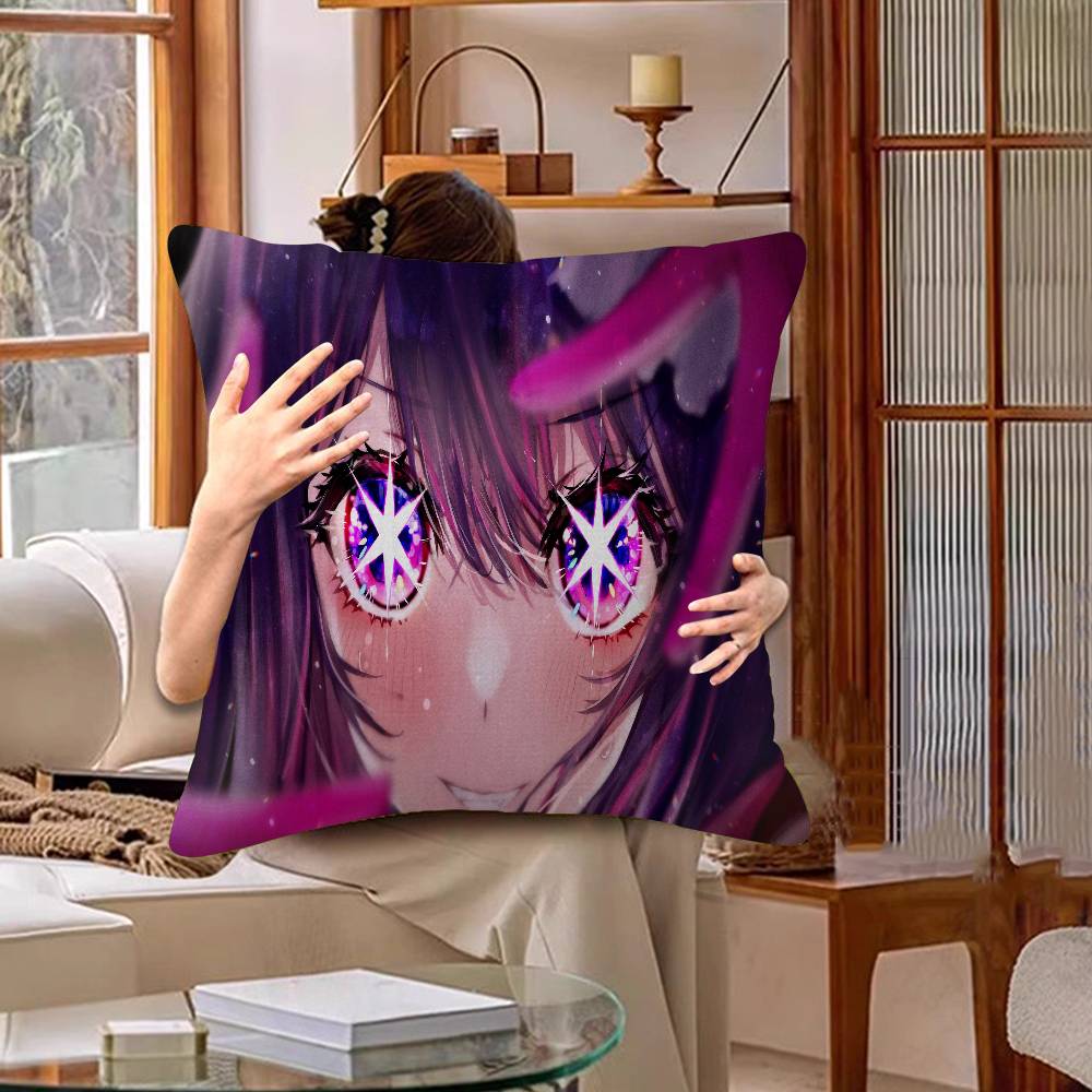 Oshi No Ko Anime Ai Hoshino Personalized Pillow Dust Cover Bedroom Kids Party Decoration Pillowcase Birthday Children Gift