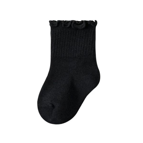 Children's Girls Socks Cotton Dot Solid Kids Girl Sock Fashion Princess Baby Socks For Girls Autumn Winter 0-12Years Accessories