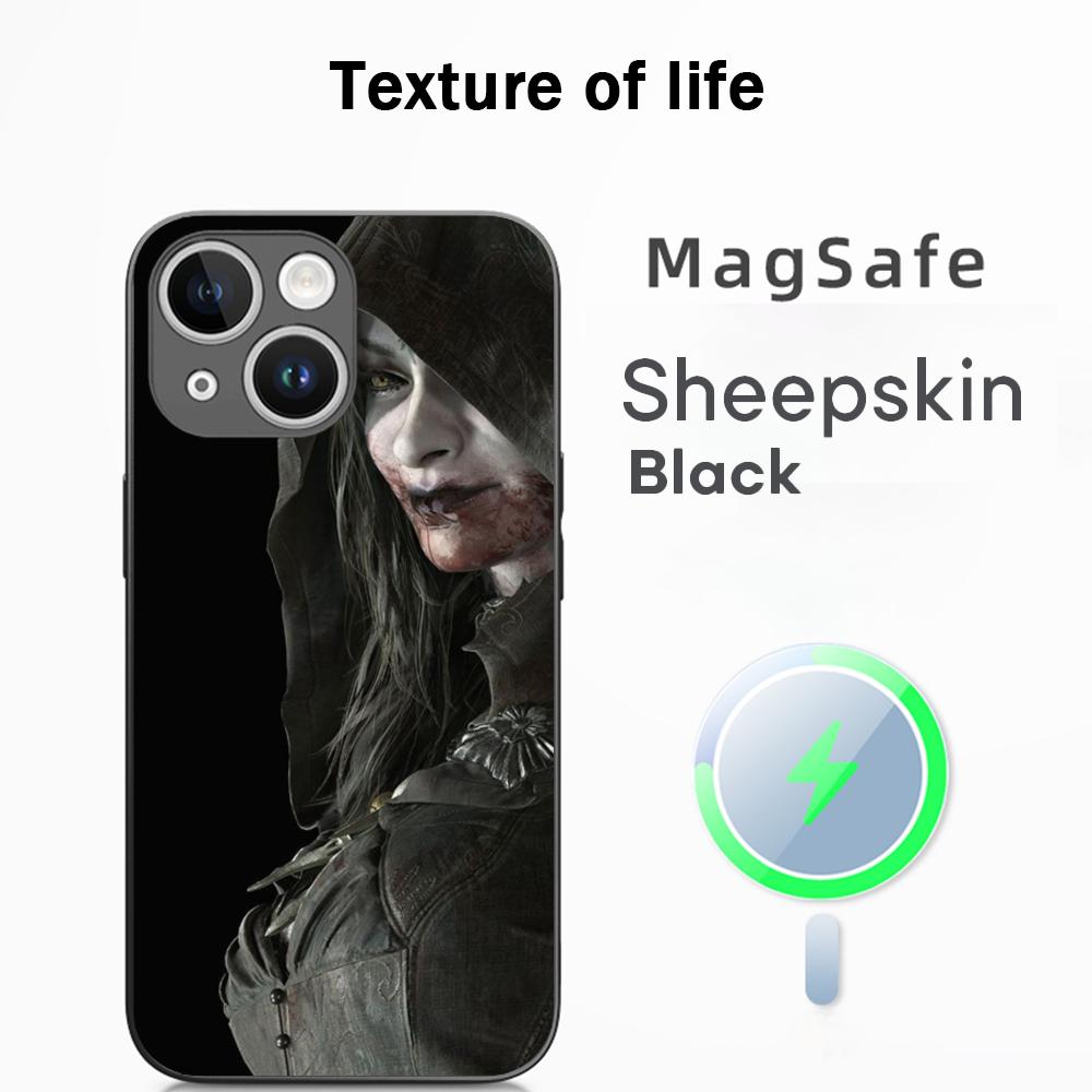 Pop ins thriller evil daughter poster Phone Case For iPhone 17 16 15 14 13 12 Plus Pro Max High-end Luxury Magsafe Sheepskin