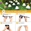 Outdoor Solar Mushroom Light String LED Lawn Light Solar Courtyard Garden Landscape Lamp Holiday Christmas Party Decoration Lamp