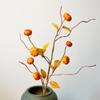 Real Touch Artificial Pumpkin Branches DIY Bouquets Fake Pumpkin Stems  Office Hotel Decor