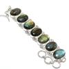 Natural Labradorite Gemstone Handmade 925 Sterling Silver Bracelet, Labradorite Bracelet For Wife , Unisex Bracelet, Father's Day Gifts