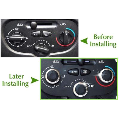 Start Engine Stop Ring Copertura a strisce Circle Trim Carbon Fiber C Accessorio interno veicolo auto per A4 A5 2017-2018 A6 2012-2017 Q7 A7 A8 2016-2017 1 pz//set