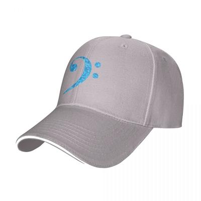 Bass Clef-Bass Player-Bass Guitarist Watercolor Ocean Sea Cap Baseball Cap Hiking Hat Hat for Women Unisex's