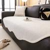 1pc Irregular Shape Chenille Sofa Covers for Living Room Non-Slip Solid Color Sofa Cushion Four Seasons Sofa Towel Seat Cushion