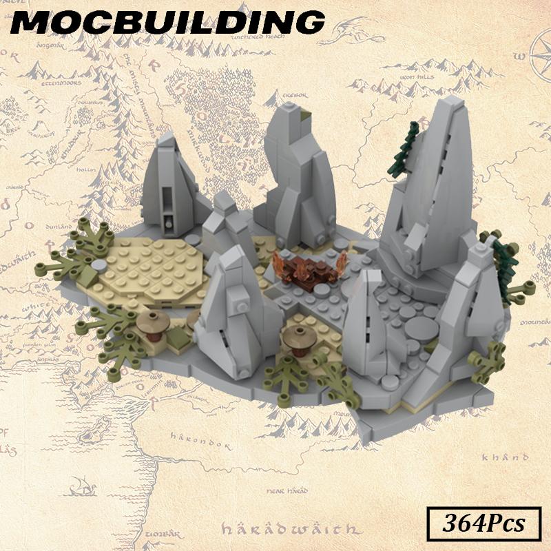 Middle-Earth Moc Building Blocks Scene Rings Building Kits Display Construction Christmas Present Birthday Gift