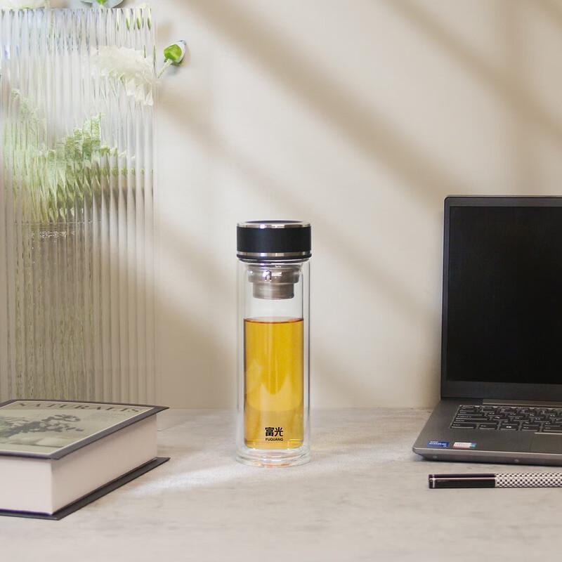 Fuguang Mingzhi Double-Layer Glass Cup