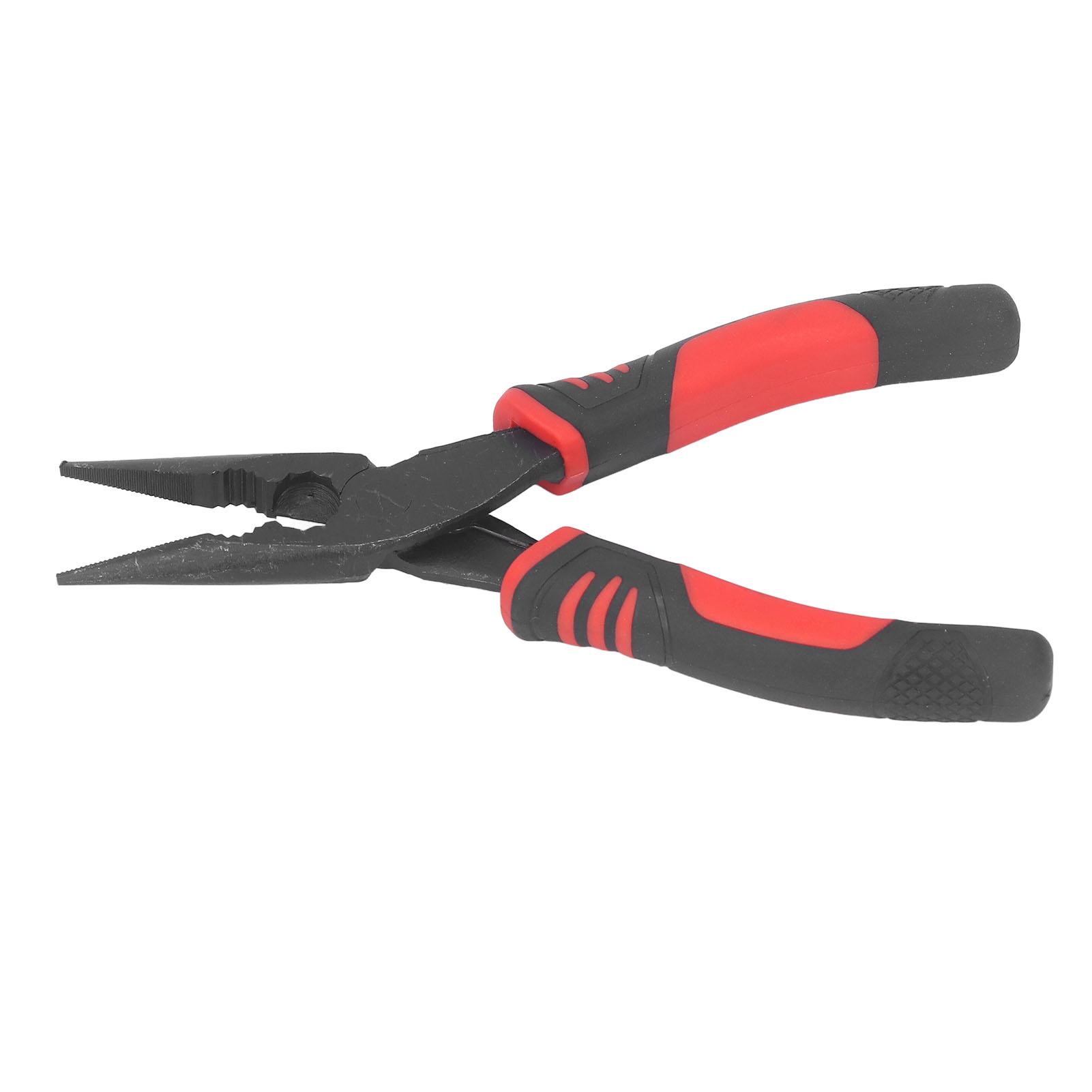 

Плоскогубцы с длинным носом, экономящие труд, нескользящая резина, удобная рукоятка, промышленная проволока из высокоуглеродистой стали