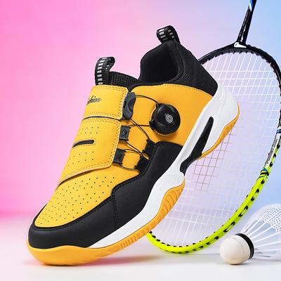 Hochwertige Herren Damen Tennisschuhe 2025 mit modischen Drehverschlüssen Hallentrainingsschuhe Dicksohlige rutschfeste Outdoor-Sneaker