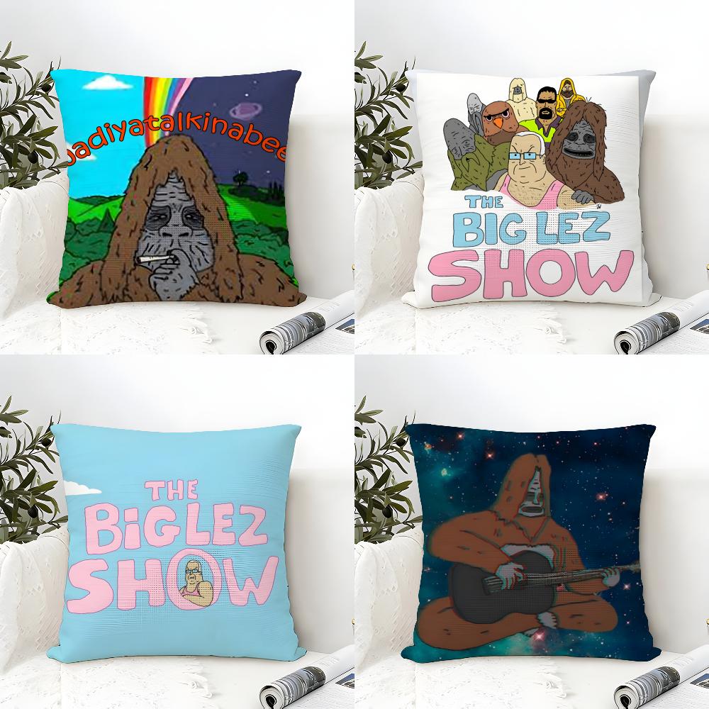 Web Series Cartoon T-The Big Lez Show 2 Pillow Case Linen Pillow Case Sofa Home Decor Cushion Cover Cushion Cove